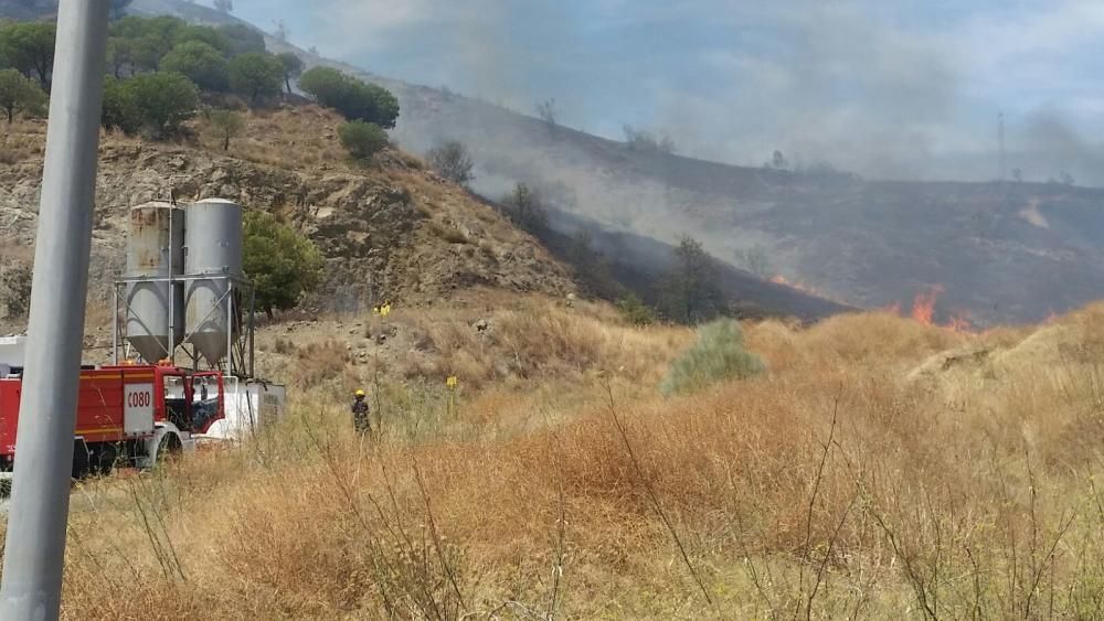 Se declara un incendio en Los Asperones