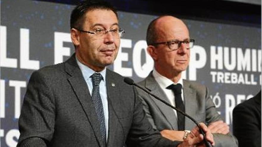 Josep Maria Bartomeu pensa que el Barça és un «referent» de l&#039;esport mundial.