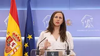 Ione Belarra, líder nacional de Podemos, responde a las críticas tras la crisis del partido en Aragón: "Tenemos una persona al frente y es María Goikoetxea"