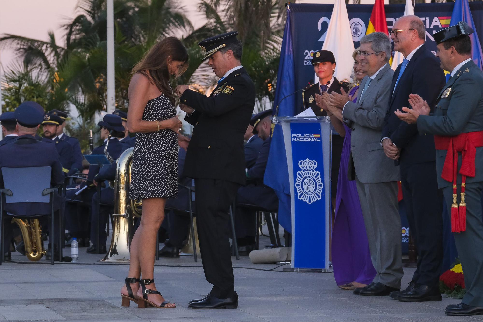 27-09-2024 SAN BARTOLOMÉ DE MASPALOMAS. Acto por el Día de la Policía Nacional, junto al Faro de Maspalomas  | 27/09/2024 | Fotógrafo: Andrés Cruz