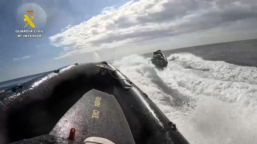 Persecución de película en Huelva: interceptan una narcolancha con 4.000 kg de hachís