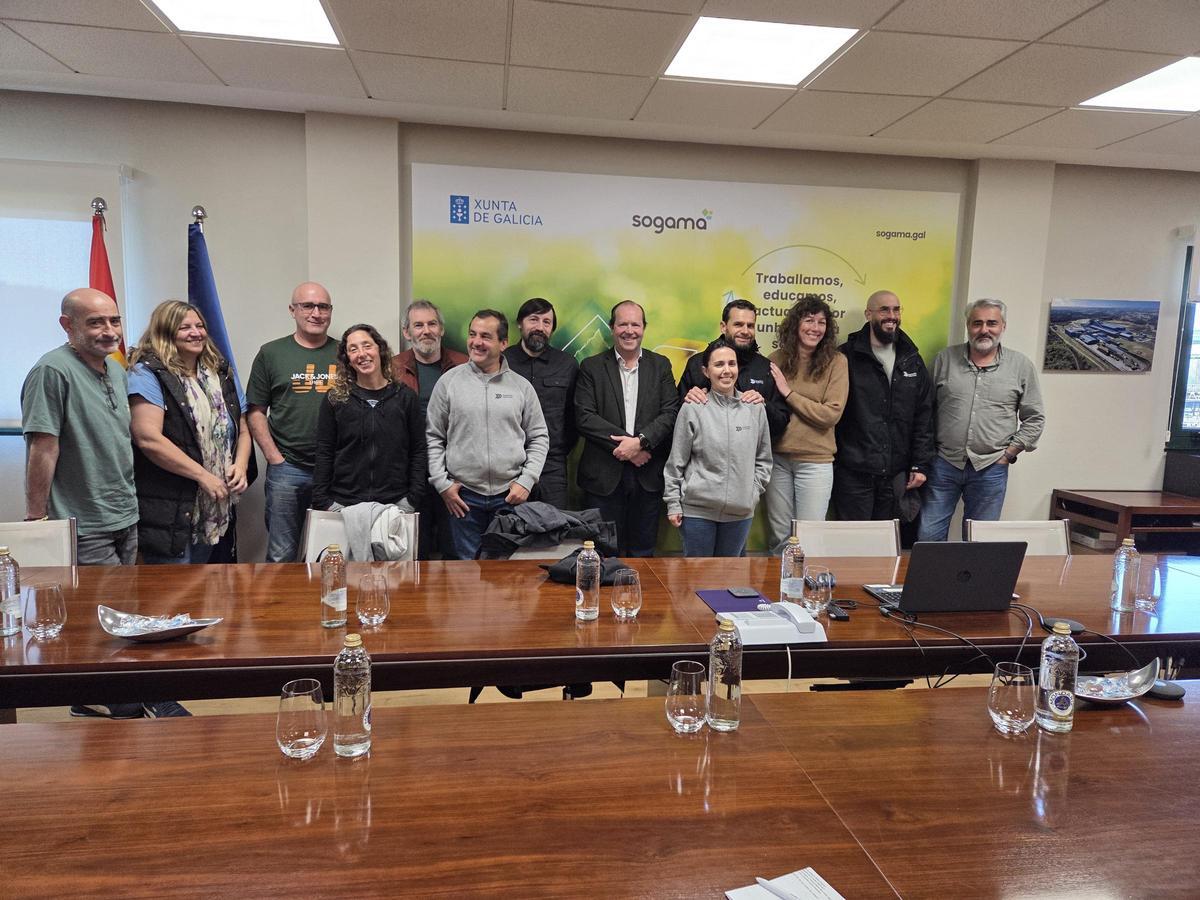 La visita al Complejo Medioambiental de Cerceda.