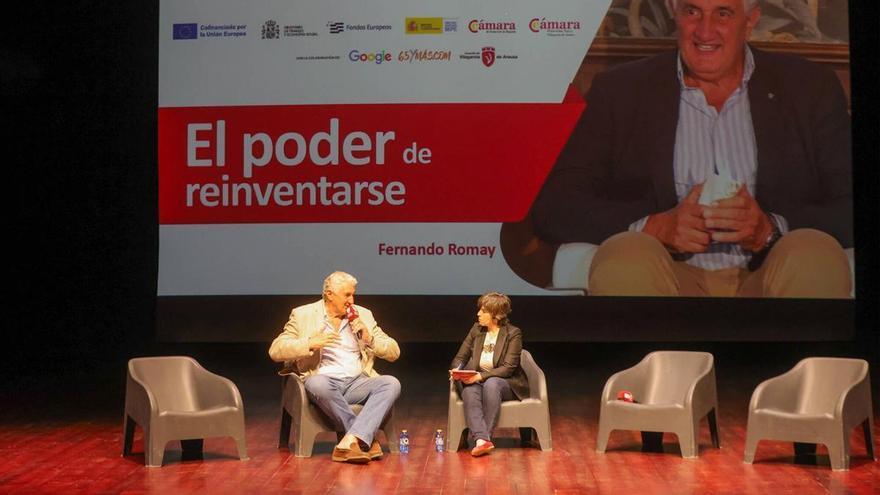 Fernando Romay habla del poder de reinventarse en una jornada organizada por la Cámara de Comercio