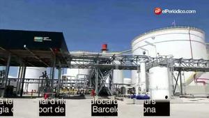 Inauguració de la terminal d’hidrocarburs de l’empresa Tradebe al moll de l’Energia del port de Barcelona.