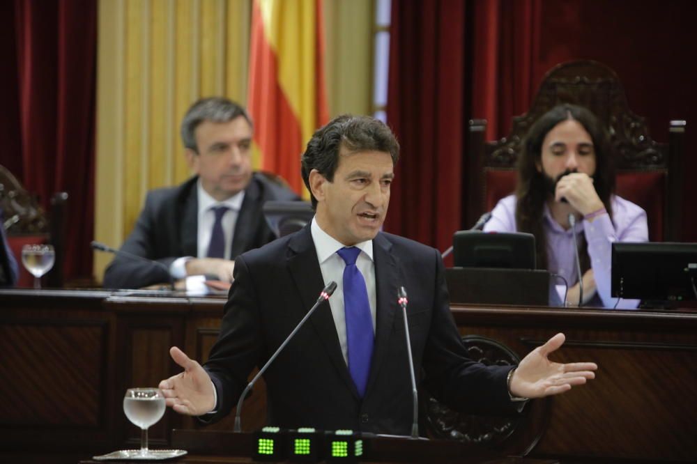 Segunda sesión del debate de política general en el Parlament de les Illes Balears