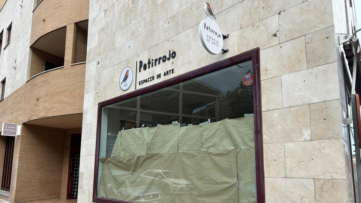 Fachada del nuevo espacio de arte en Cáceres.