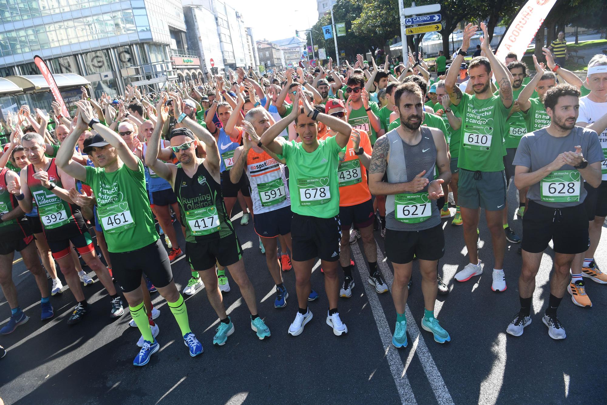 La Carrera contra el Cáncer tiñe de verde la ciudad