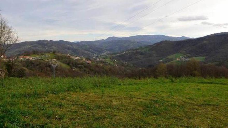 El valle de Cardiñuezo, que Langreo quiere incluir en el paisaje protegido.