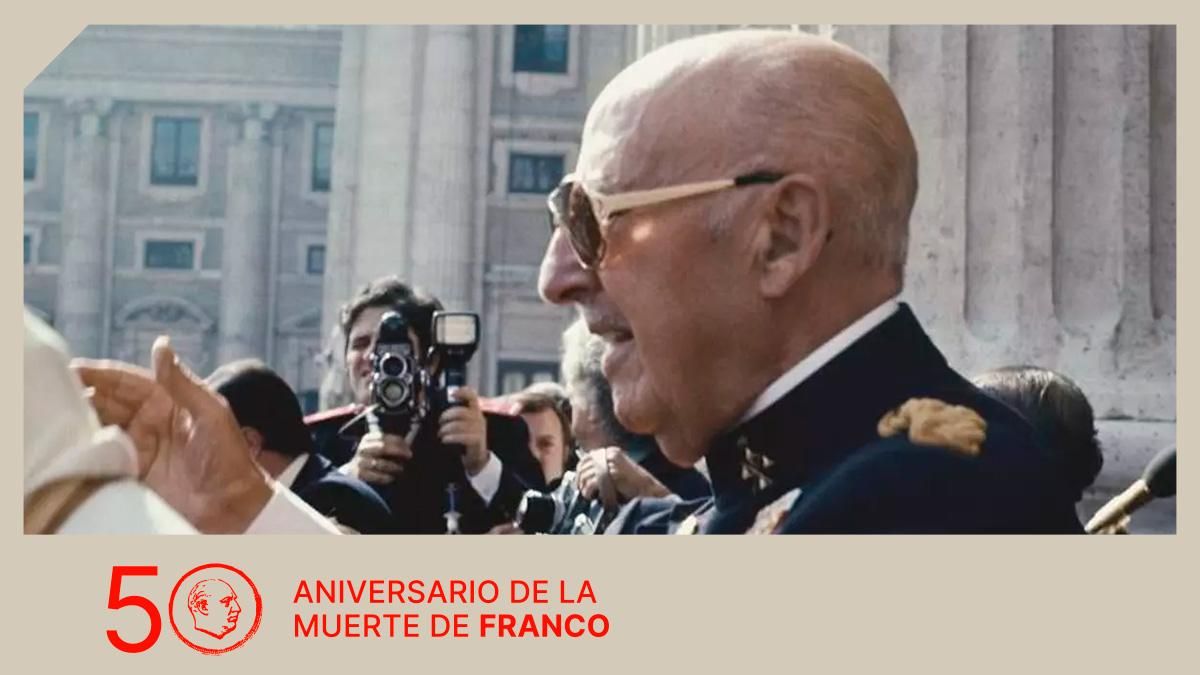 El dictador Francisco Franco en 1975