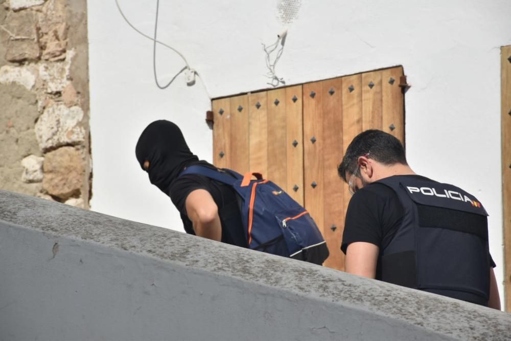 Operación policial en Ibiza contra el tráfico de drogas