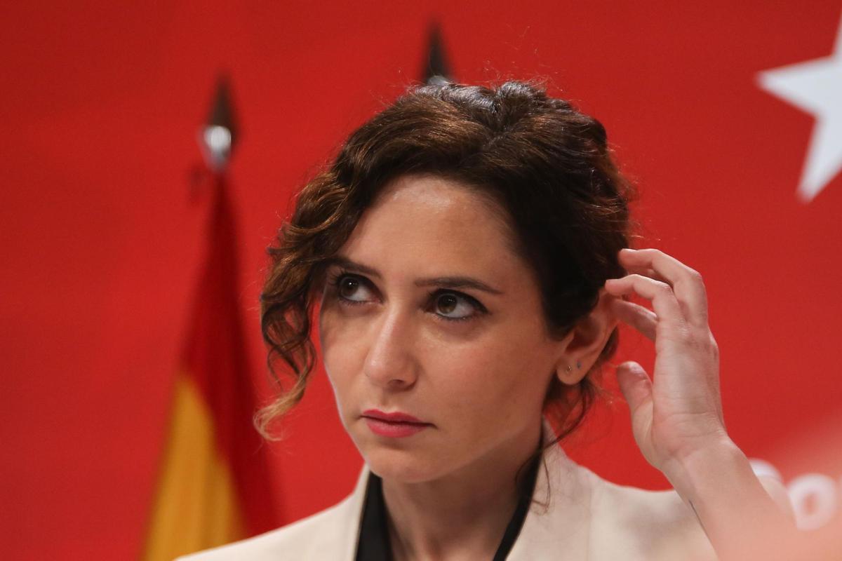 La presidenta de la Comunidad de Madrid, Isabel Díaz Ayuso.