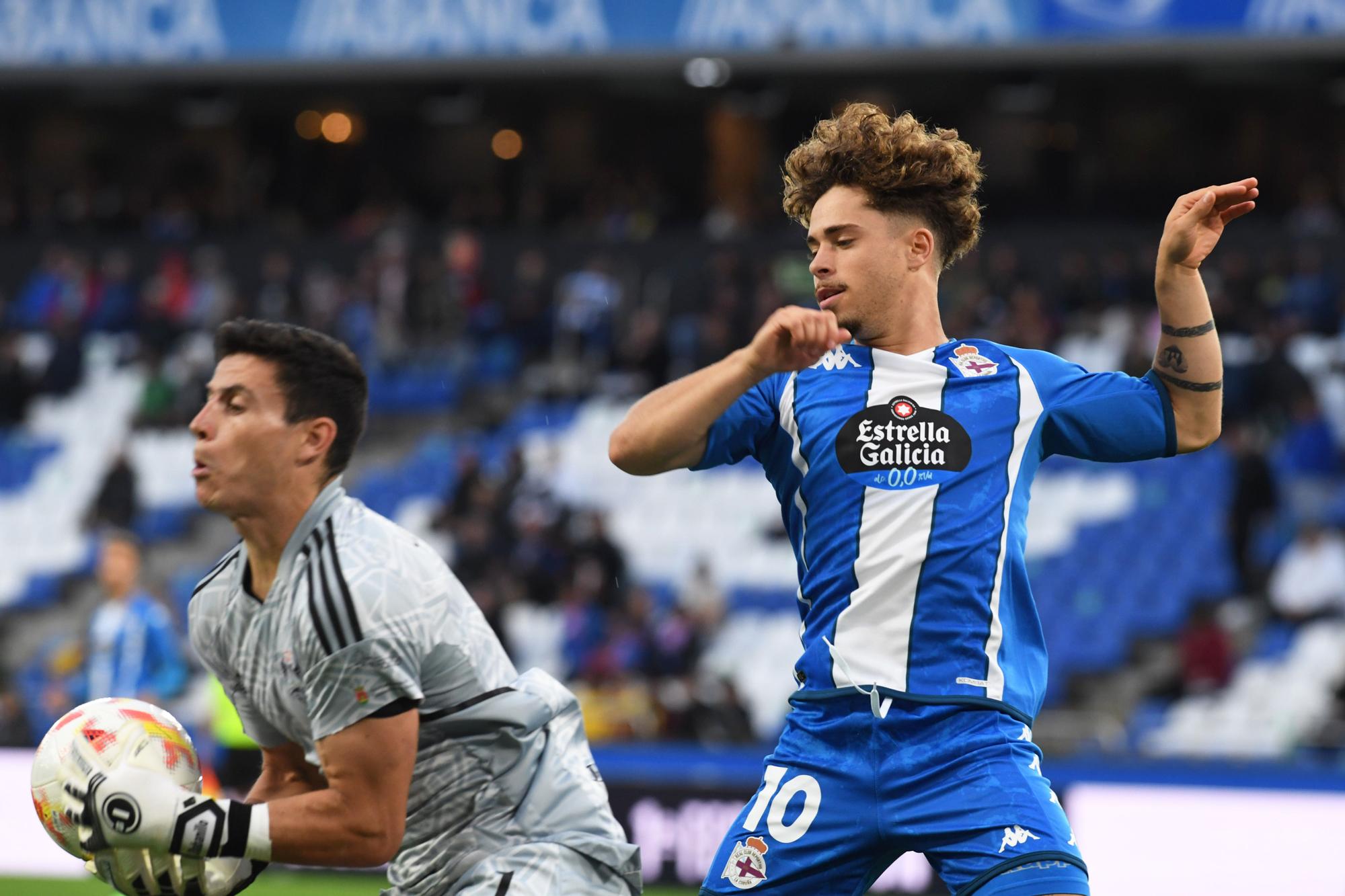 El Dépor se impone en Riazor al colista Talavera (3-2)