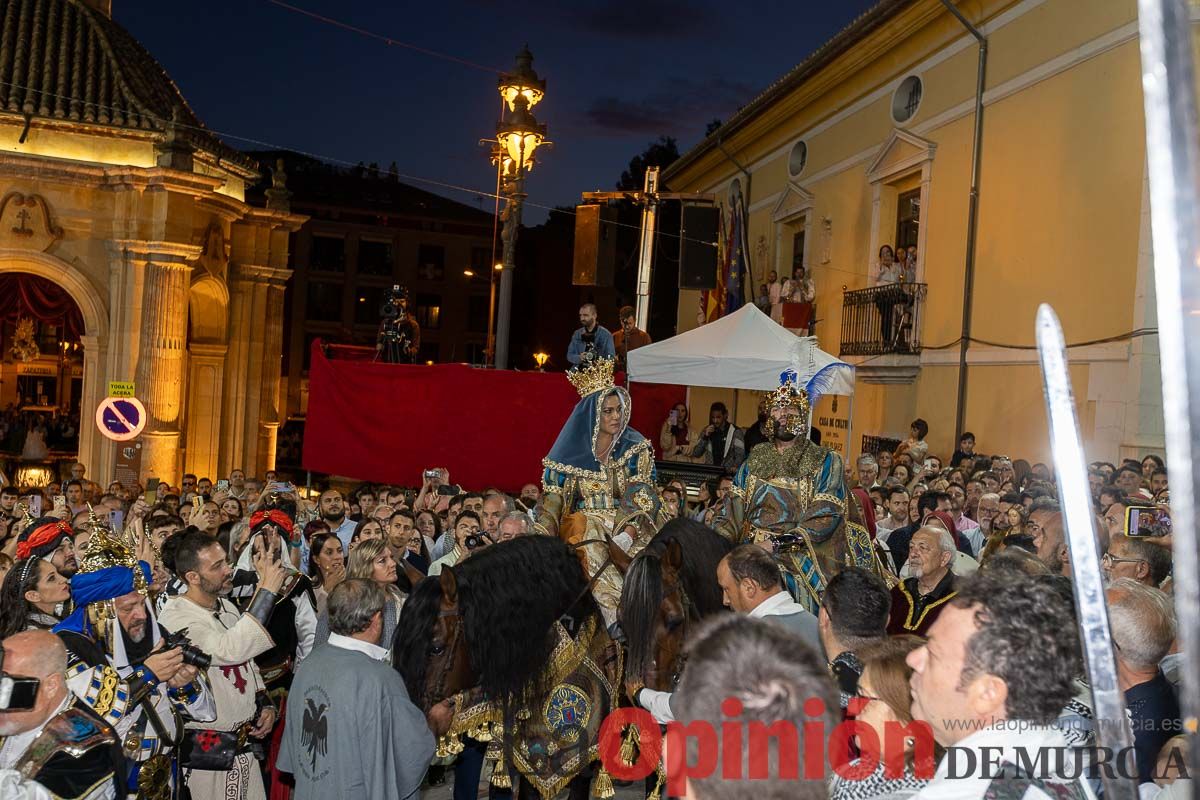 Procesión del Baño y parlamento en las Fiestas de Caravaca