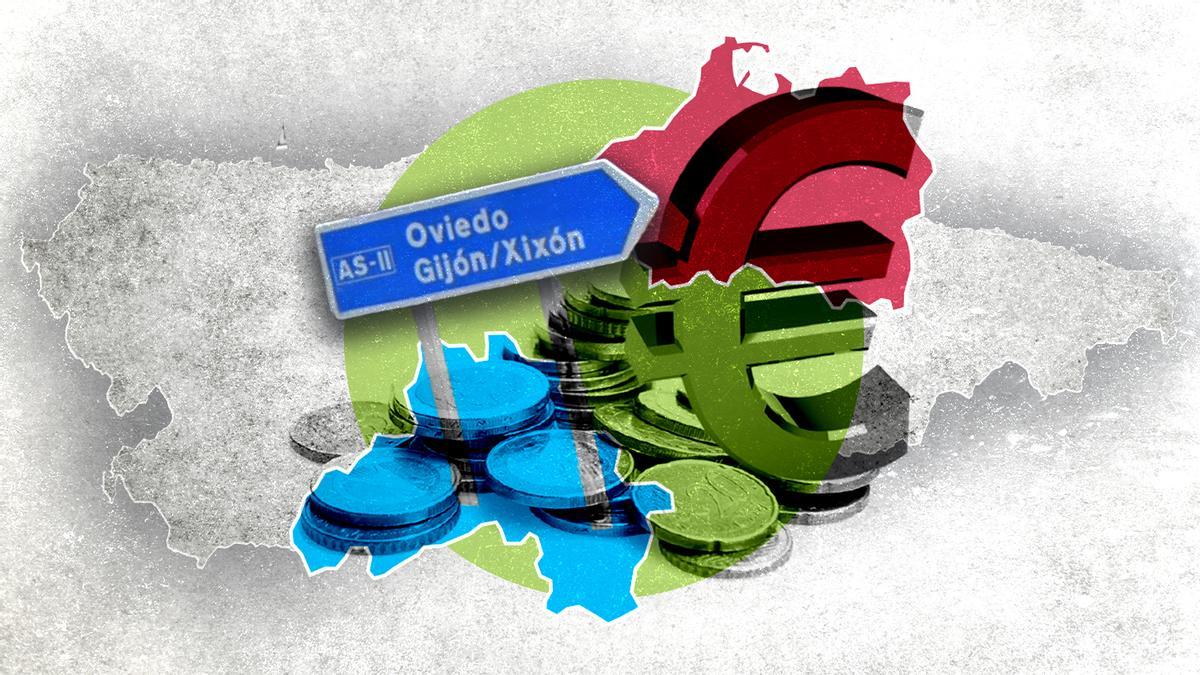 Los barrios más ricos de Oviedo y Gijón doblan en renta media a los más pobres