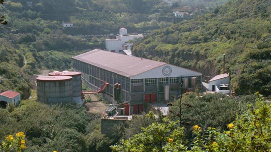 Fábrica y almacenes de Aguas de Firgas en el barranco de Las Madres. i LP/DLP