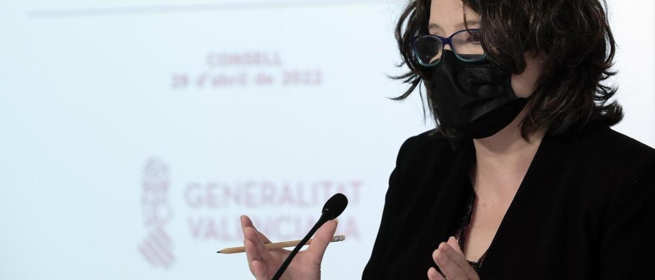 La vicepresidenta de la Generalitat, Mónica Oltra.