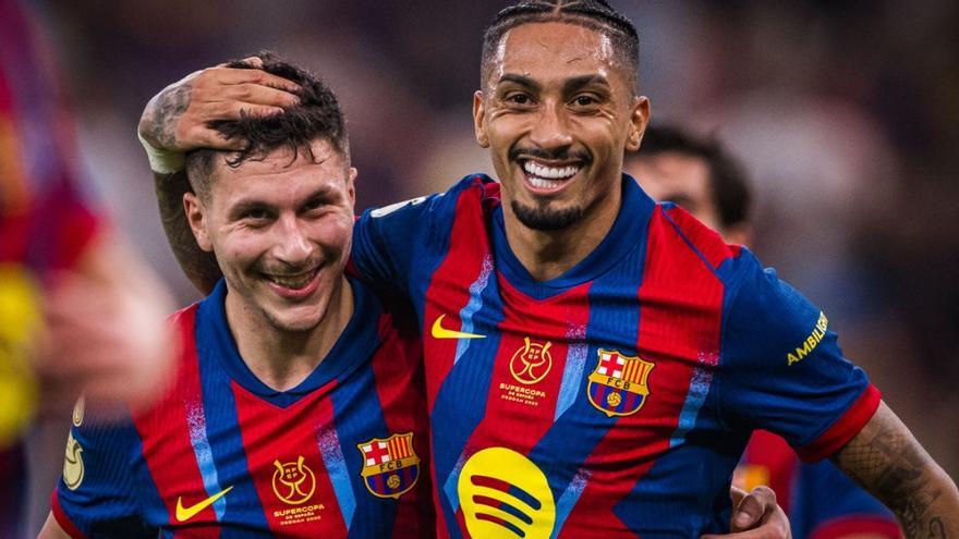 Raphinha tras arrollar al Athletic en la Supercopa: “El que hace el partido fácil o difícil somos nosotros”