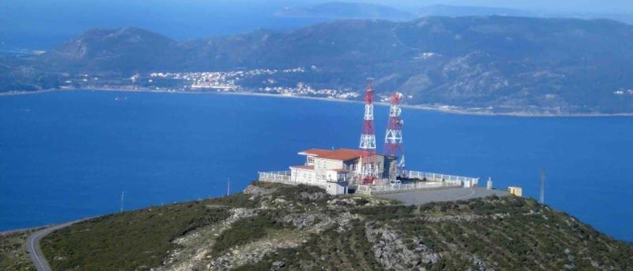 Vista aérea del centro de coordinación de Salvamento en Finisterre. | SASEMAR