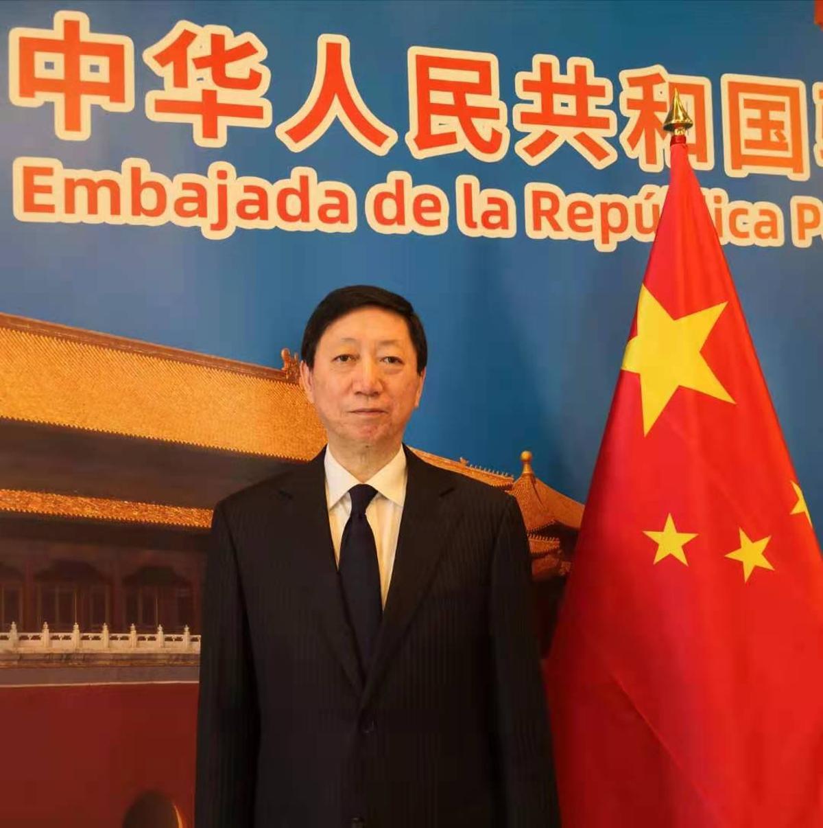 El embajador de China en España,  Excelentísimo señor Wu Haitao