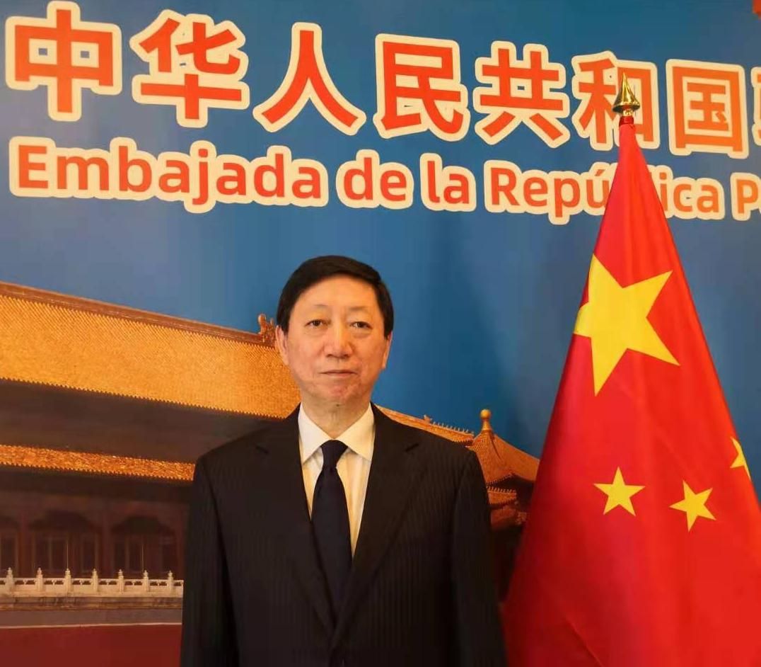 El embajador de China en España,  Excelentísimo señor Wu Haitao