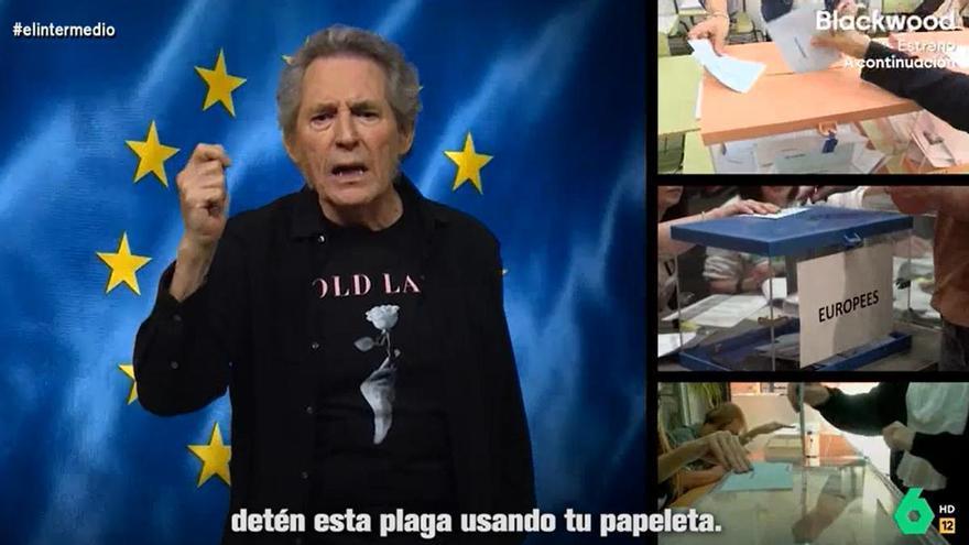 &#039;El Intermedio&#039; lanza un himno con Miguel Ríos por las europeas: &quot;El 9 de junio, no votéis ultraderecha&quot;