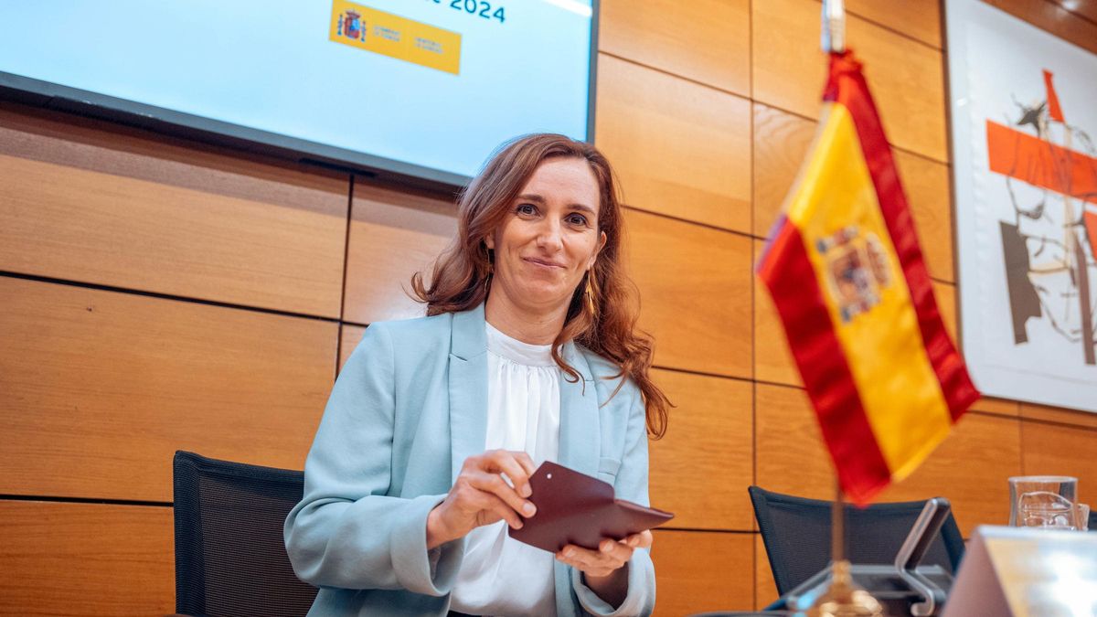 La ministra de Sanidad, Mónica García, este miércoles.