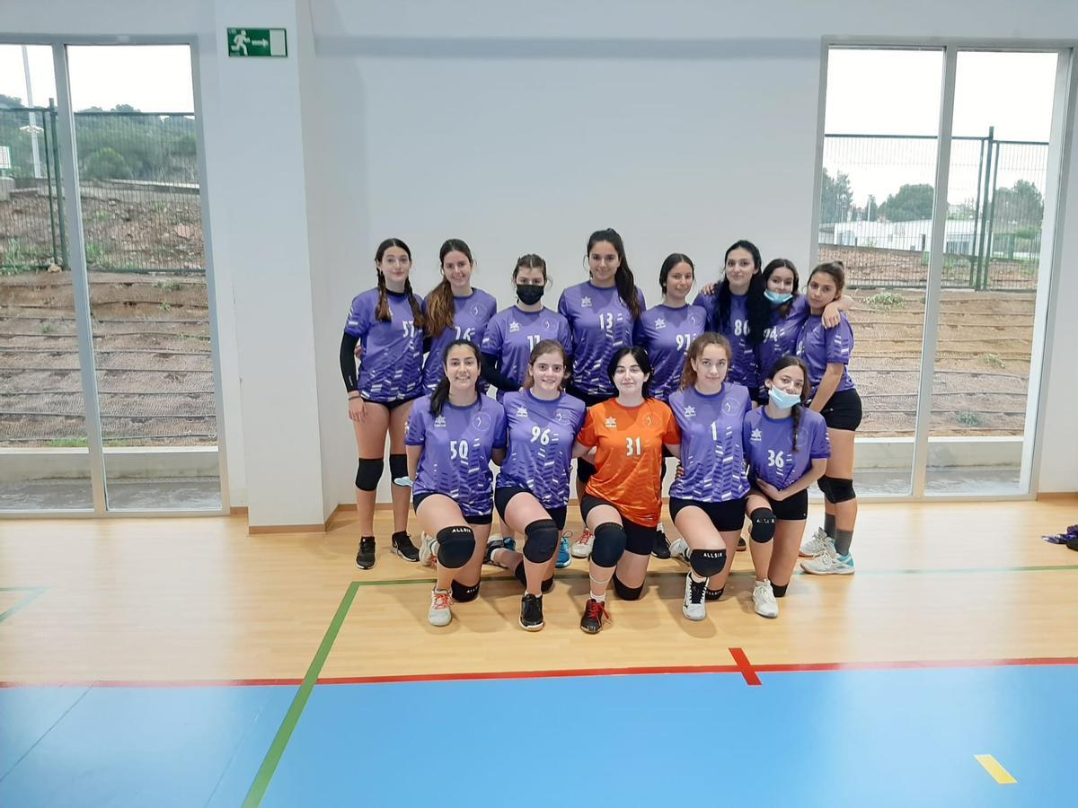 El equipo cadete femenino preferente