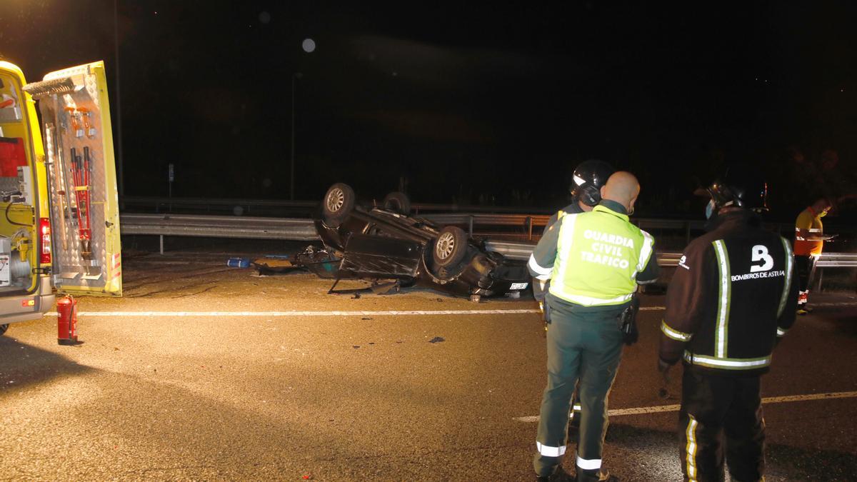 Fallecen dos mujeres en un grave accidente múltiple en Villaviciosa