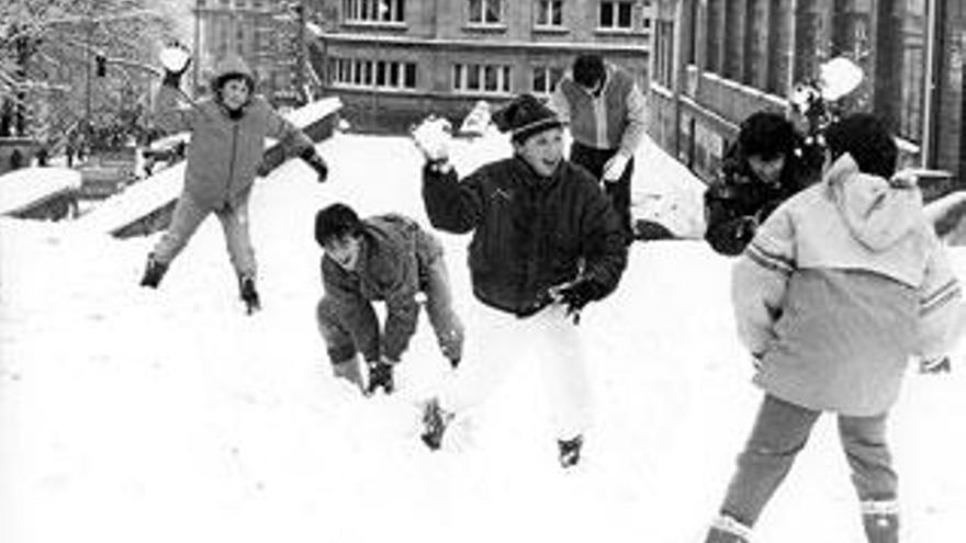 Cuando nevaba en la capital