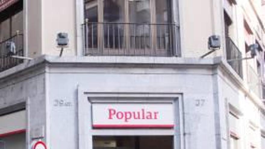 Seu a Girona del Banc Popular, integrat pel Santander.