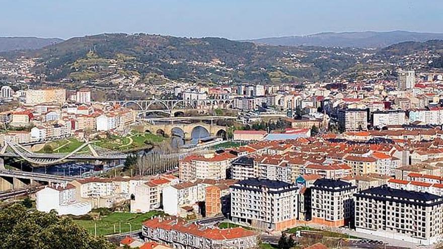 Vista de Ourense.