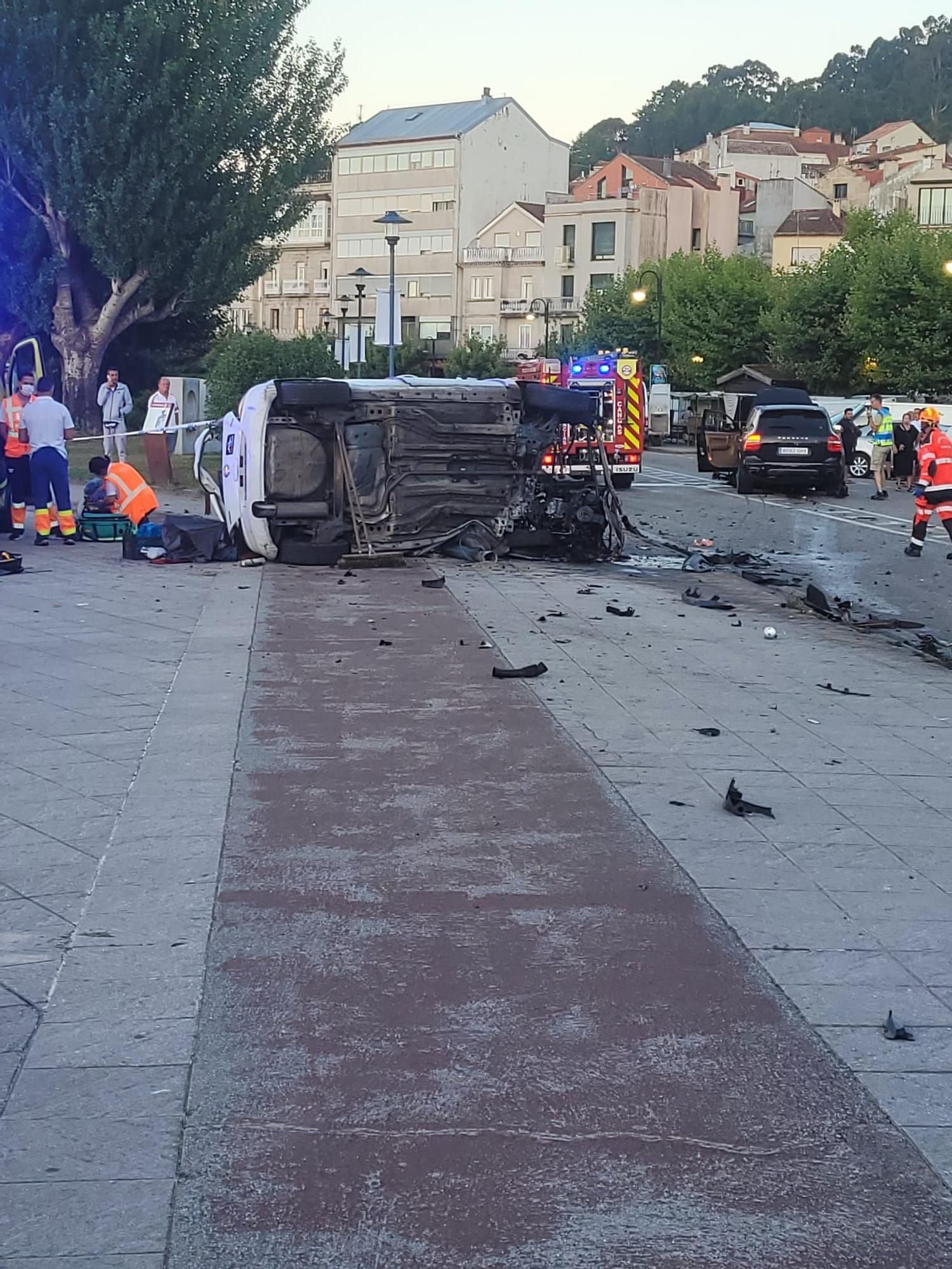 Accidente mortal en Cangas