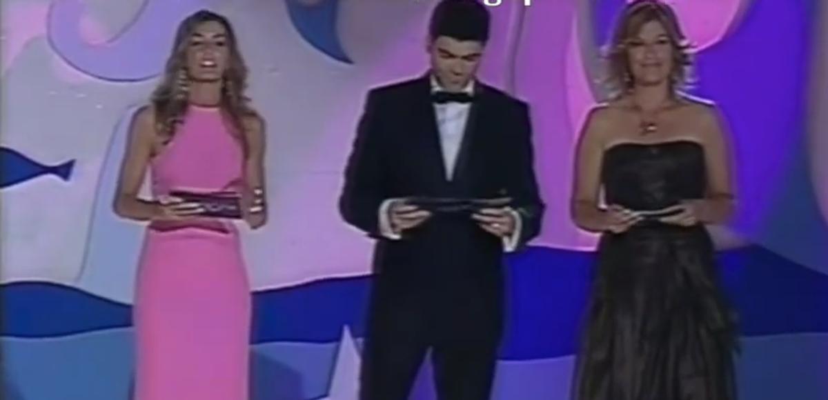 Maribel Vilaplana, a la derecha, durante la última edición del Festival de Benidorm.