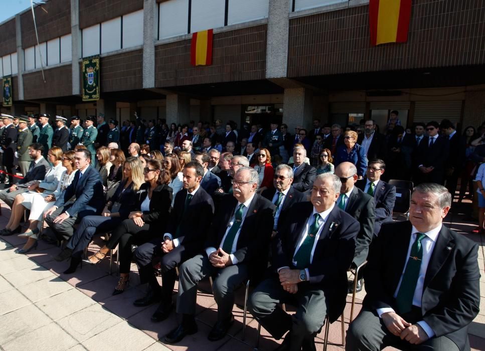 Acto del Día de la Hispanidad en el cuartel de El Rubín, en Oviedo