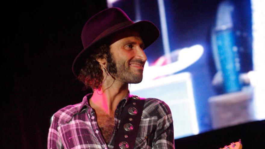 Leiva, en un concierto en A Coruña.