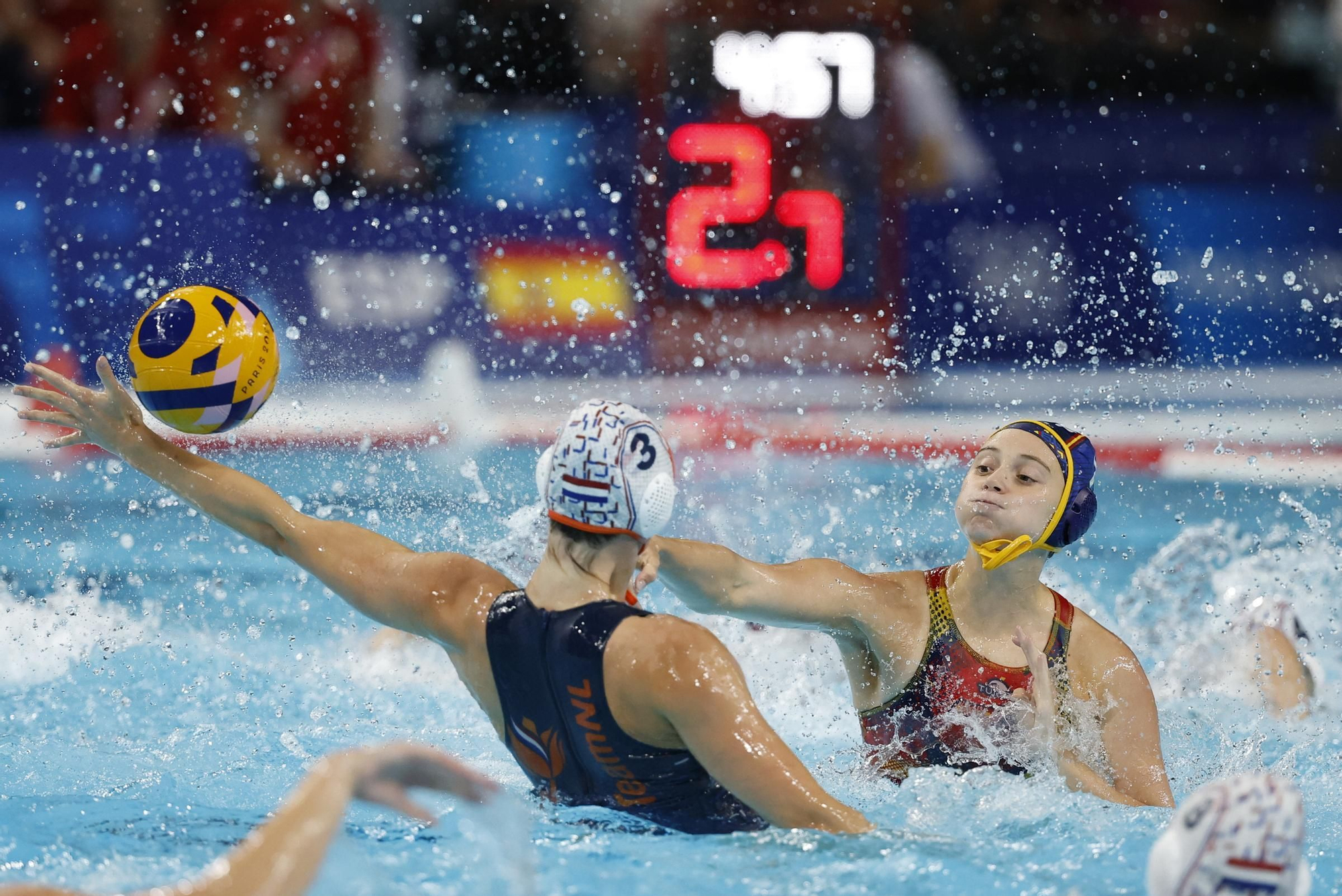 Waterpolo femenino: semifinal Paises Bajos - España