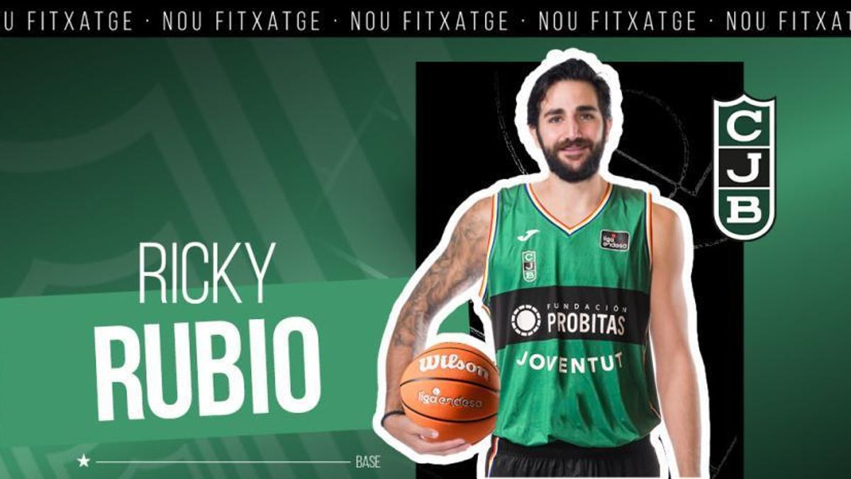 Ricky Rubio vuelve al Joventut Badalona 16 años después.