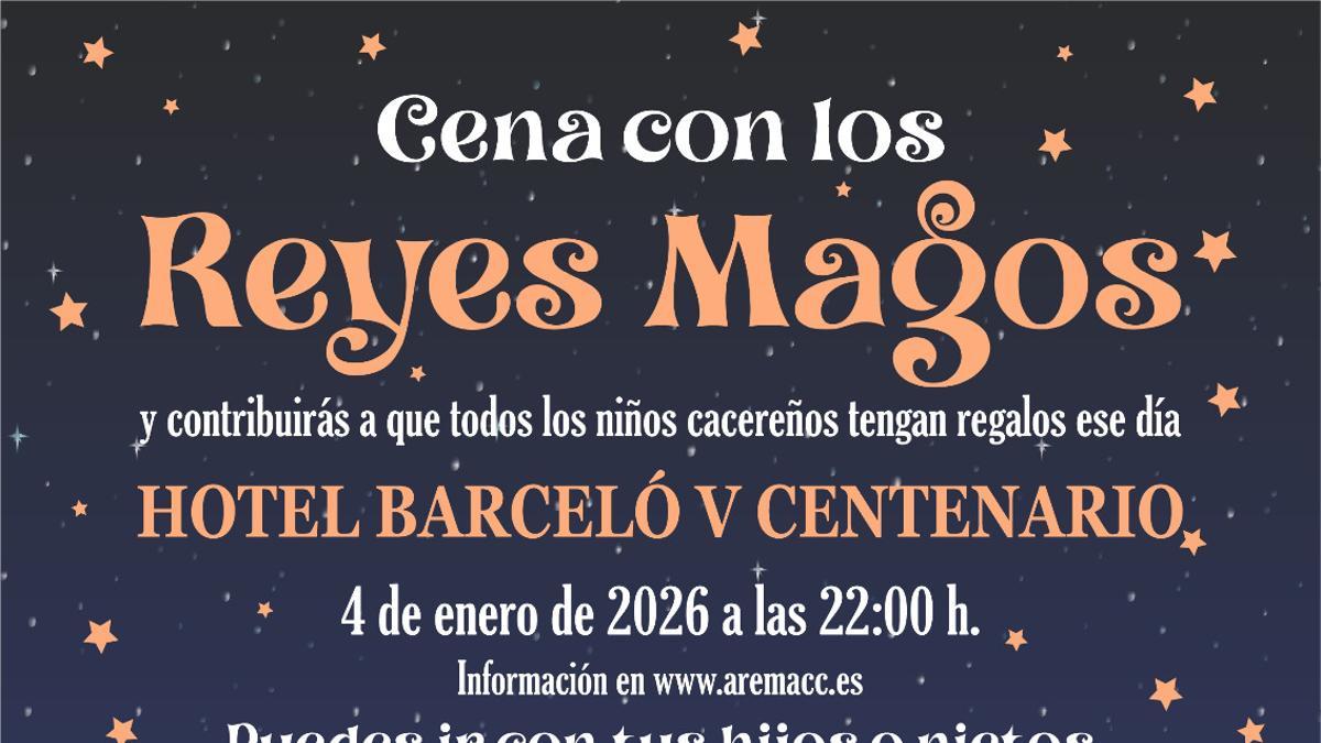 Cena con los Reyes Magos