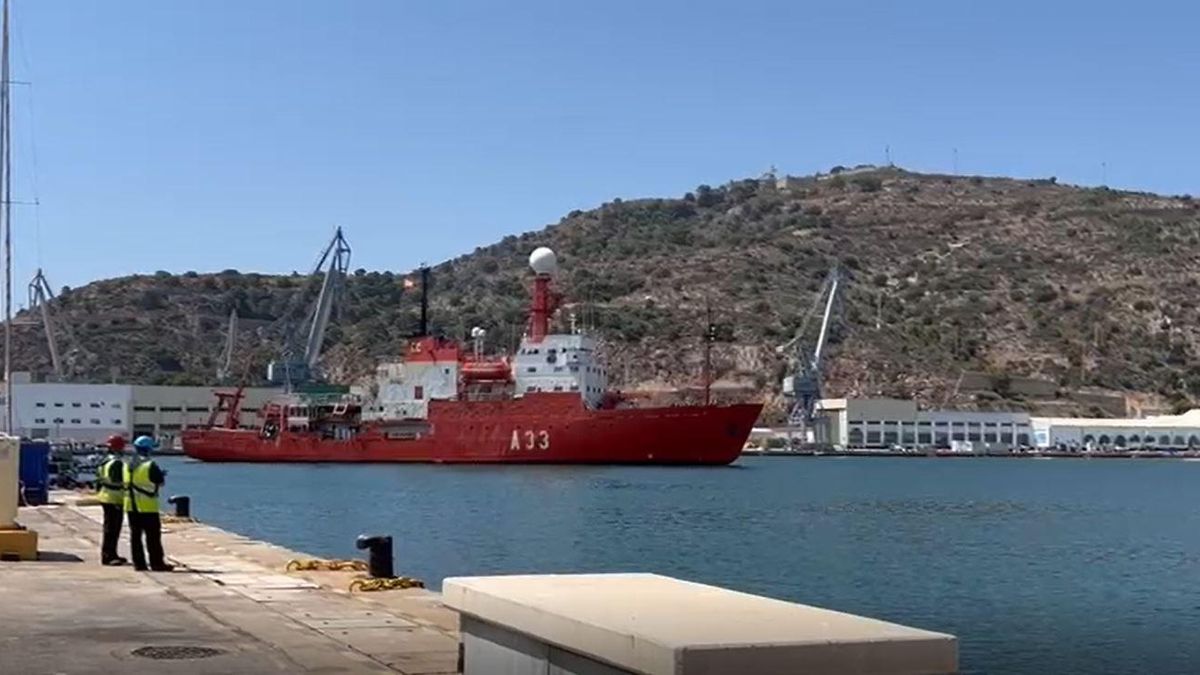 El Hespérides regresa a Cartagena tras su misión en la Antártida