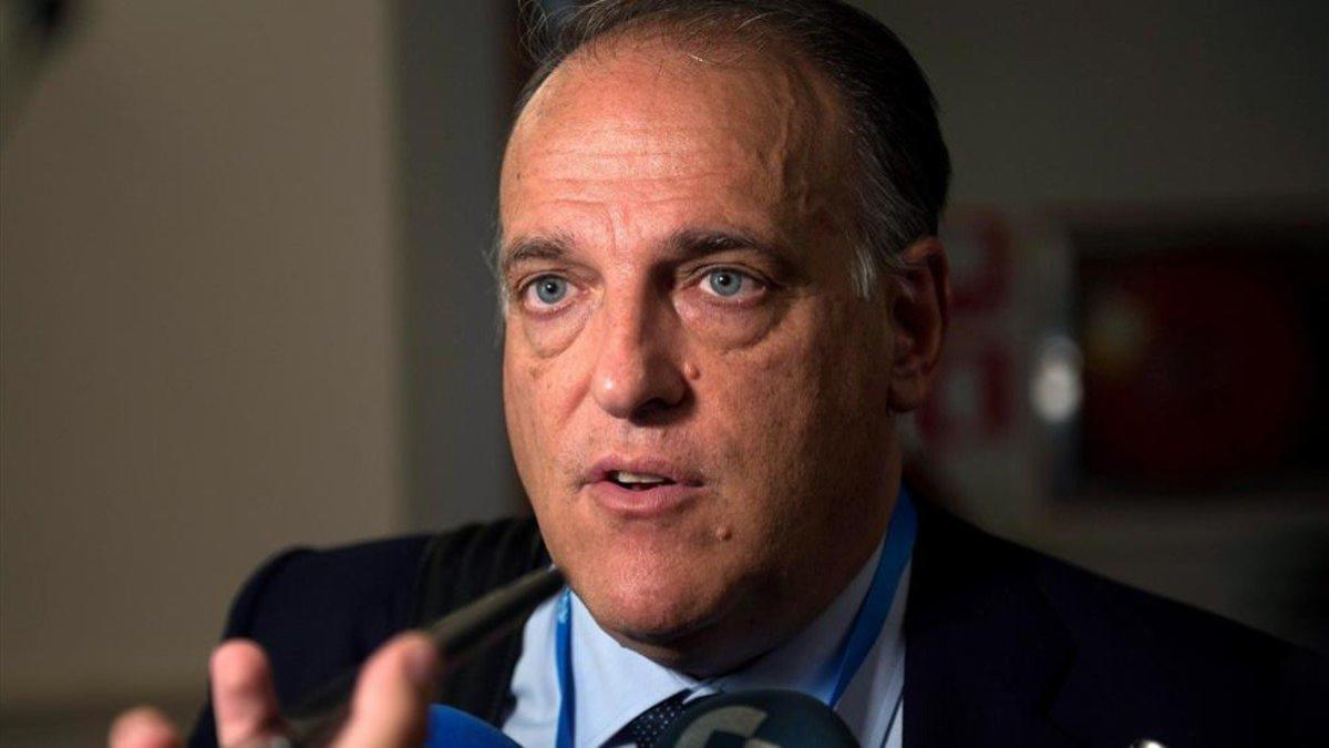 Javier Tebas no goza del apoyo de la Bundesliga para trasladar los partidos a otros países