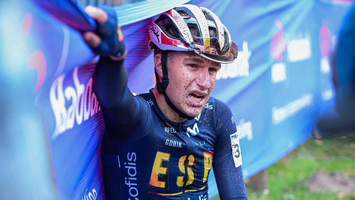 Raúl Mira tras acabar séptimo en el Mundial de ciclocross