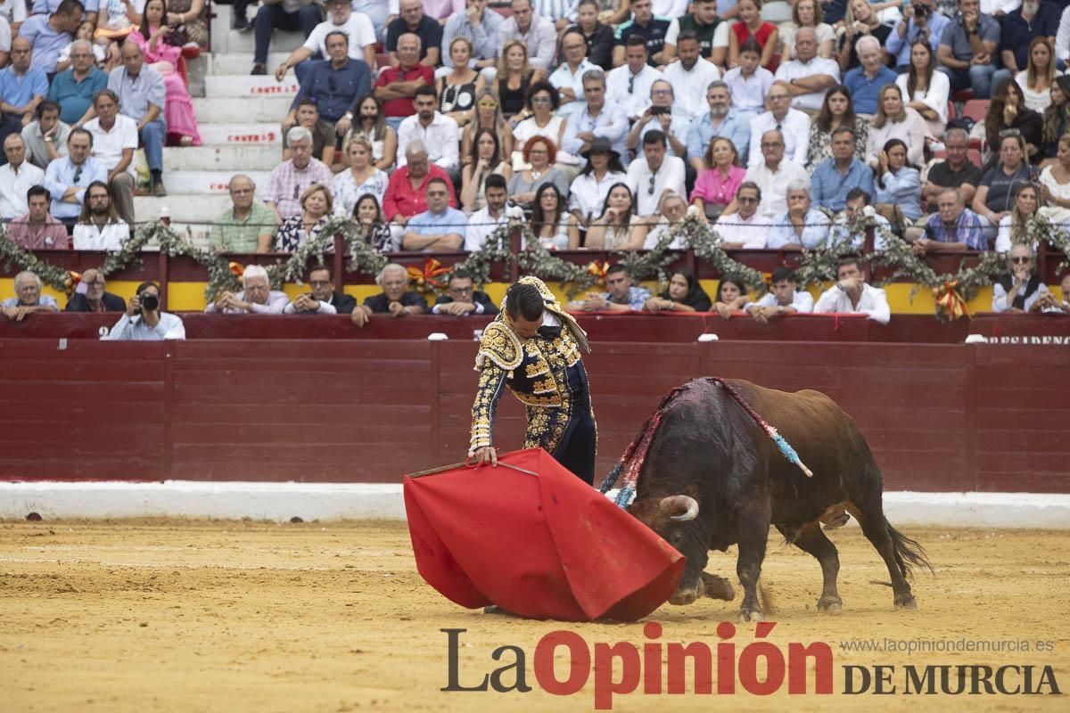 Cuarta corrida en la Feria Taurina de Murcia (Castella, Manzanares y Ureña)