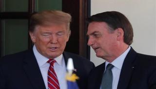 Bolsonaro agradece a Trump su apoyo por los incendios en la Amazonia