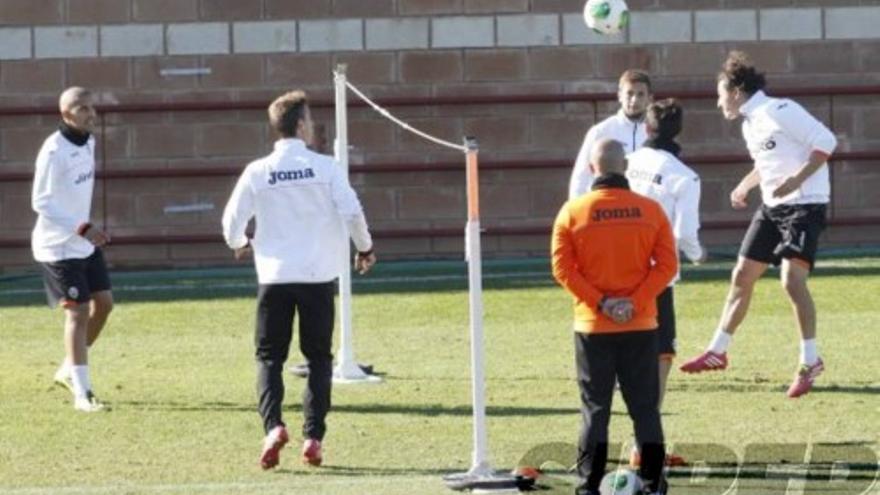 El Valencia prepara su duelo de Copa ante el Nàstic