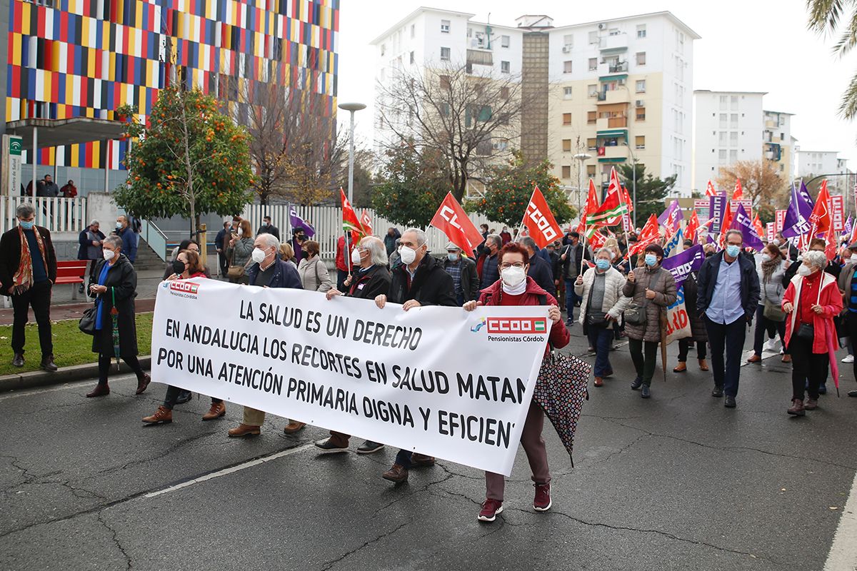 Manifestación en defensa de la sanidad pública