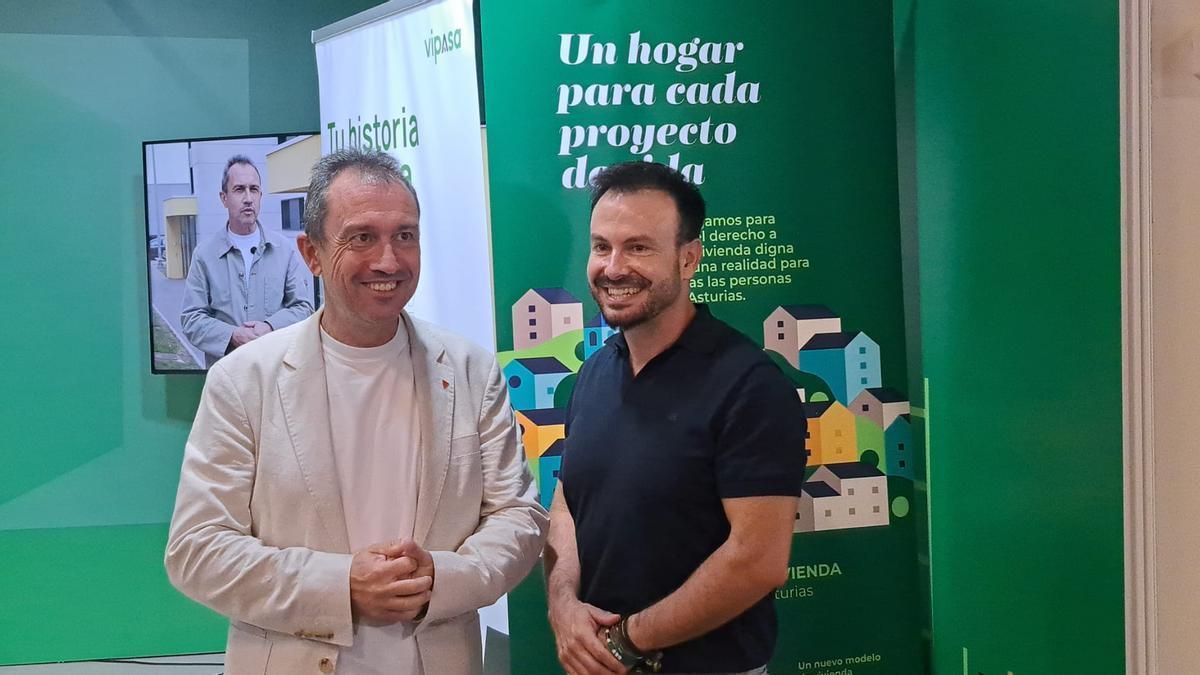 Por la izquierda, Ovidio Zapico y Jesús Daniel Sánchez.