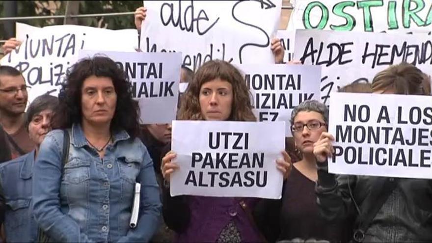 Desencuentros en el pleno del Ayuntamiento de Alsasua tras la agresión a los guardias civiles