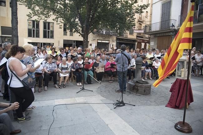 Arribada de la Flama del Canigó a Manresa