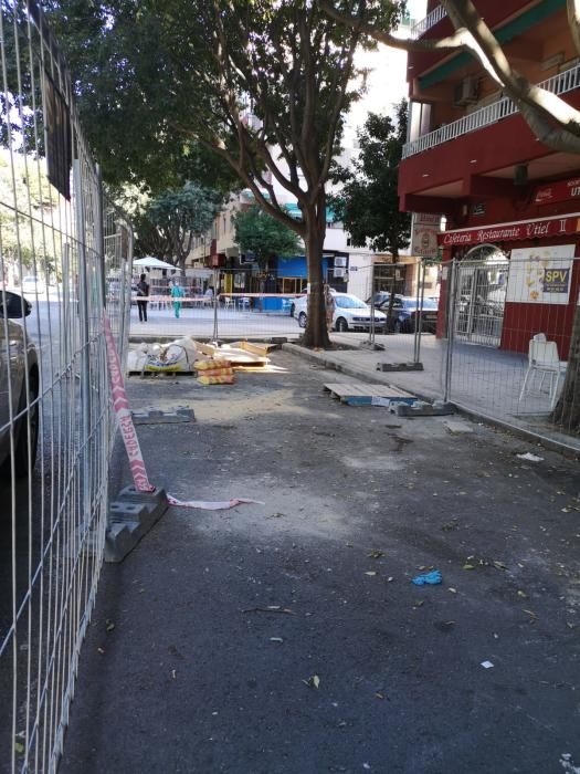 Obras en los alrededores del Hospital General