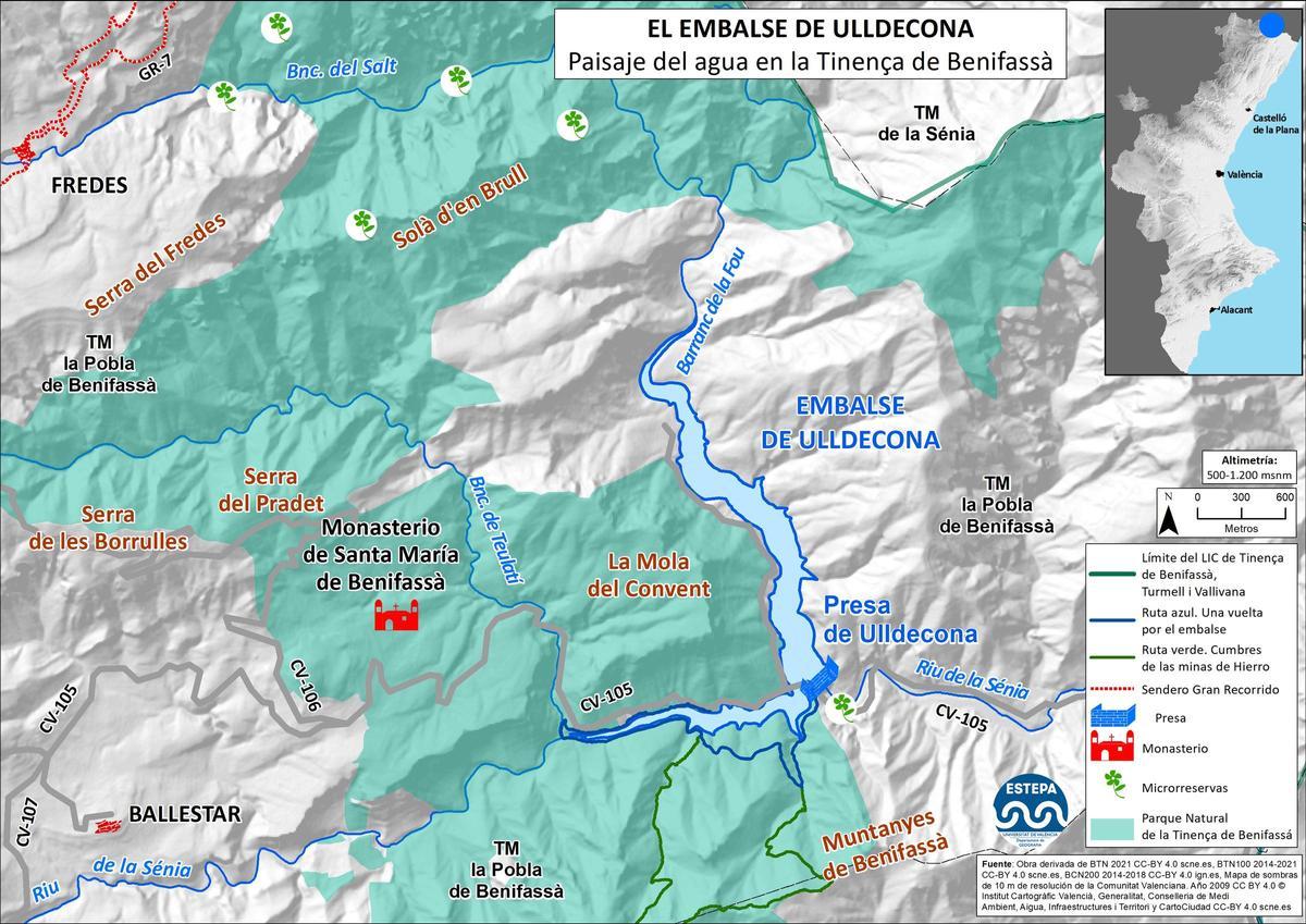 El embalse de Ulldecona.